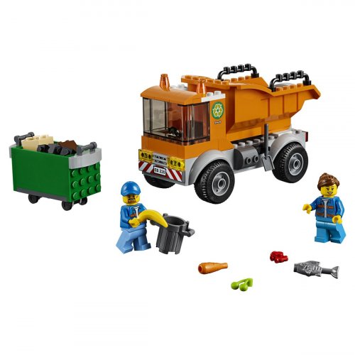 Lego city great vehicles конструктор мусоровоз / цвет коричневый