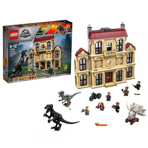 Lego Конструктор Jurassic World Нападение индораптора в поместье