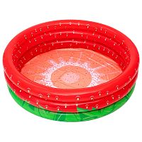 Bestway Надувной бассейн Sweet Strawberry 51145 / цвет красный, зеленый					