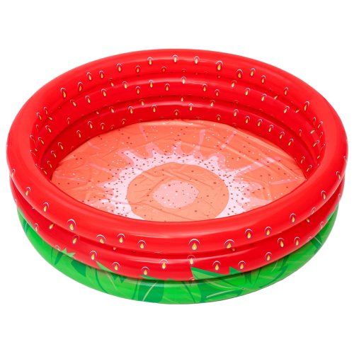 Bestway Надувной бассейн Sweet Strawberry 51145 / цвет красный, зеленый