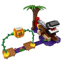 Lego Super Mario Конструктор Кусалкин на цепи - встреча в джунглях / цвет синий, коричневый