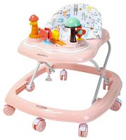 Amarobaby Ходунки с электронной панелью Running Baby / цвет розовый					