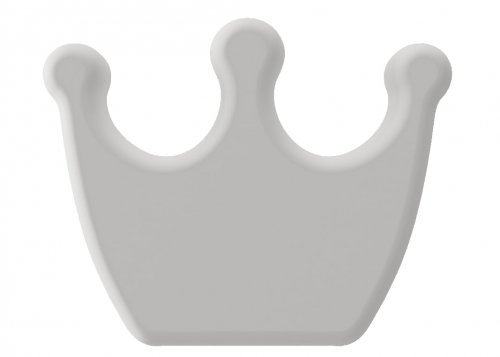 SooHoo Декоративная накладка для кроватки "Корона"/ белая