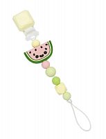 Loulou lollipop держатель для пустышки арбуз / цвет бежевый					