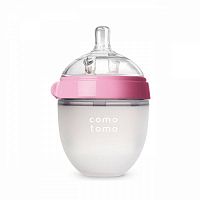 Comotomo Бутылочка для кормления цвет розовый 150 мл					