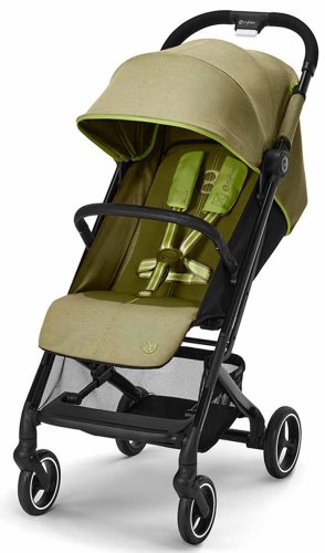 Cybex Прогулочная коляска Beezy с дождевиком и бампером / цвет Nature Green (зеленый)