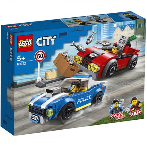Lego Конструктор  Город Арест на шоссе