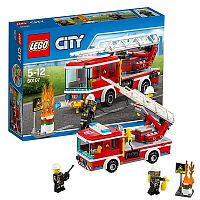 Lego Конструктор Город Пожарный автомобиль с лестницей