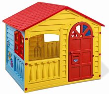 Sheffilton Kids Игровой домик / цвет красный-голубой-желтый