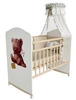 Bambini Moretti Кровать детская Mini Bear / цвет белый					