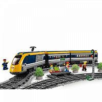 Lego City Конструктор Пассажирский поезд / цвет синий, желтый
