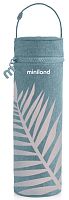 Miniland Термосумка для бутылочек Terra, 500 мл / цвет бирюзовый-пальмы					