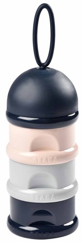 Beaba Контейнер для сыпучих смесей boite doseuse / цвет серый-черный-розовый