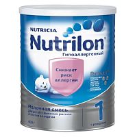 Молочная смесь Нутрилон Гипоаллергенный 1(R) Сухая  с 0 мес 400 г					