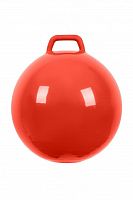 МалышОк Мяч Прыгун с ручкой д. 500мм в подарочной упаковке / красный 					