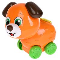 Умка Развивающая музыкальная игрушка Каталка щенок 317023 / цвет оранжевый					