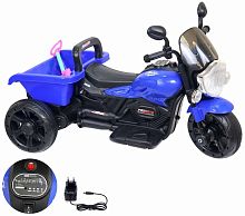Электромотоцикл детский / цвет синий					