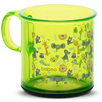 Baboo Чашка Safari с антискользящим дном, 170 мл / цвет зеленый					